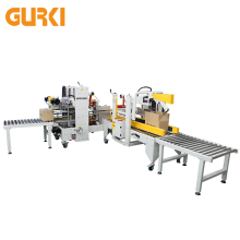 Gurki Automatic Vierseitenkleber Klebebandkoffer Carton Eckkantendichtungsmaschine